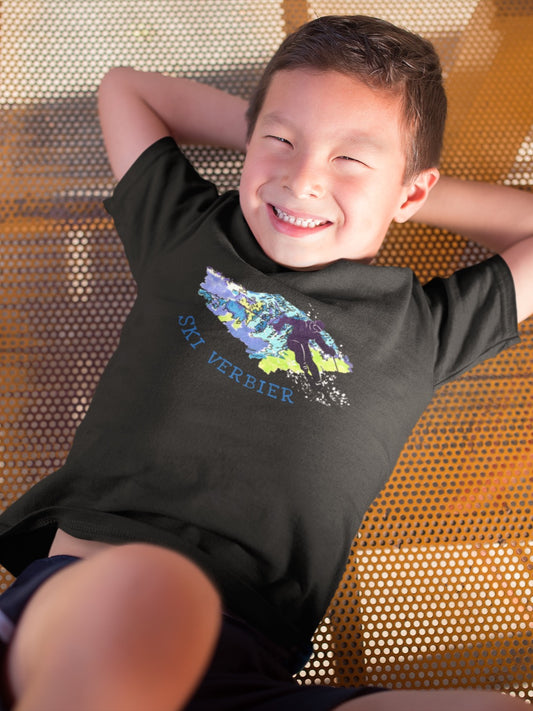 Ski Verbier - Verbier Eco Clothing - Organic cotton kids t-shirt